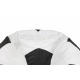 Aga kanapé táska BALL XXXL Fekete - Fehér + lábtartó