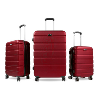 Aga Travel Bőröndkészlet MR4650 Piros