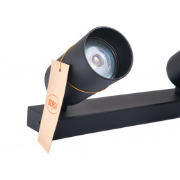 LED mennyezeti spotlámpa VIKI-L 3x GU10 fekete