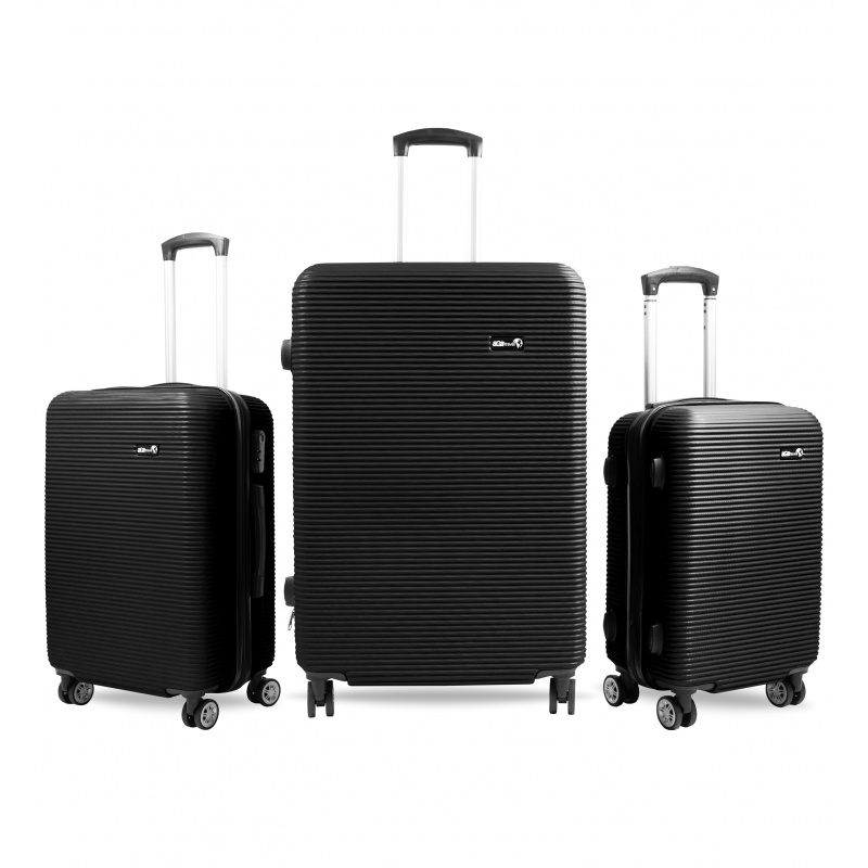 Aga Travel Bőröndkészlet MR4651 Fekete