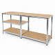Linder Exclusiv Fém polc 180x90x40 cm 5 polc