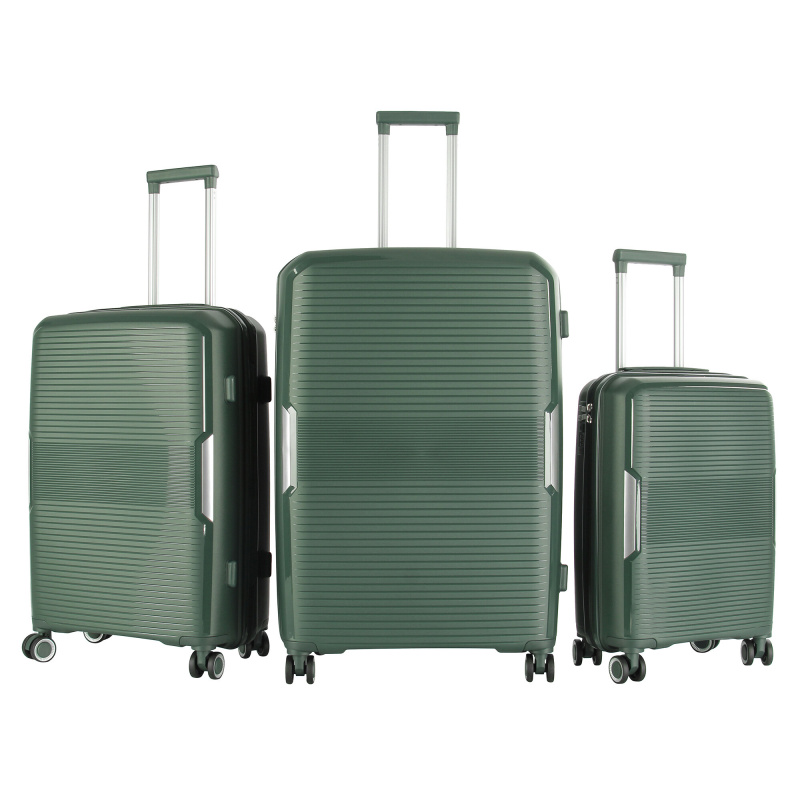 Aga Travel Utazási bőröndkészlet MR4682 Sötétzöld