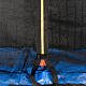 Aga SPORT PRO Trambulin 366 cm Kék + védőháló + létra