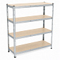 Linder Exclusiv Fém polc 160x60x180 cm 4 polc
