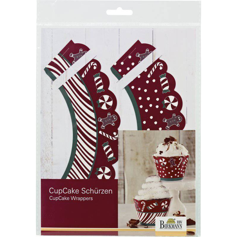 Karácsonyi muffin csomagolópapír CANDY CHRISTMAS - Birkmann - Birkmann