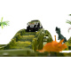 Dinoszaurusz autópálya 240 darabos Kruzzel 17248