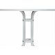 Aga kerti asztal MR4352W 70x60 cm