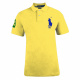 Ralph Lauren póló CUSTOM-FIT sárga Big Pony kék