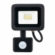 LED reflektor RODIX PREMIUM PIR szenzorral - 10W - IP65 - 850Lm - hideg fehér - 6000K - 36 hónap garancia