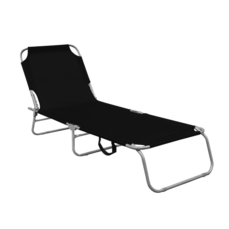 Aga Kerti állítható nyugágy Fekete