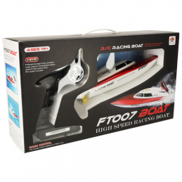 RC hajó távirányítóval FT007 Piros