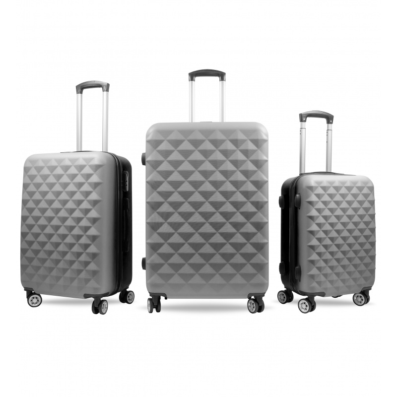Aga Travel Bőröndkészlet MR4655 Szürke