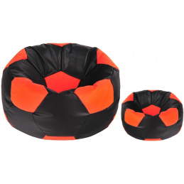 Aga Ülőtáska BALL XXXL Narancs - Fekete + lábtartó - KERESÉS