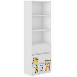 Fa játékok gyerek könyvespolc Mini állatkert B-3