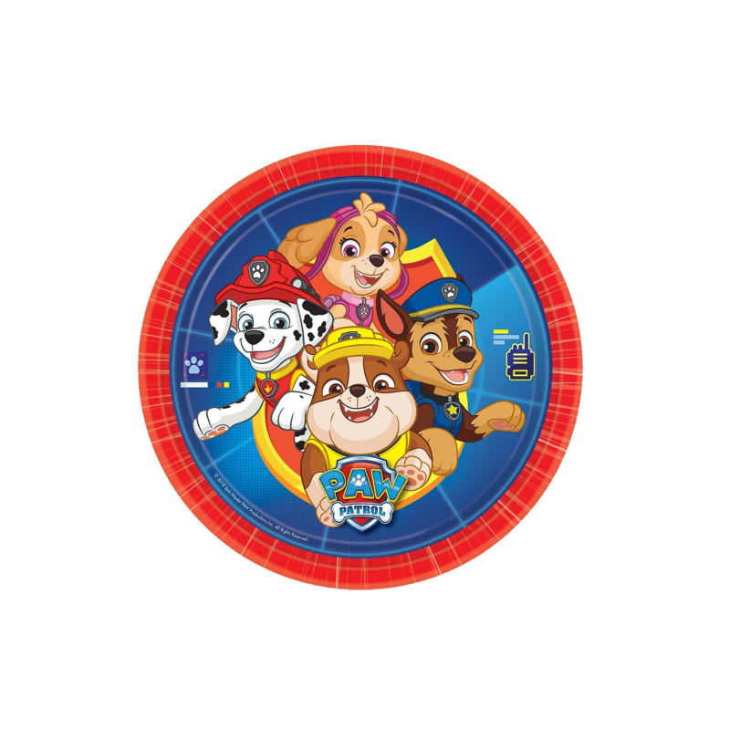 PawPatrol Papírtányérok Mancs Őrjárat 20 cm 8 db