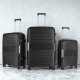 Aga Travel Utazási bőröndkészlet MR4682 Fekete