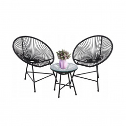 Aga Kerti garnitúra Fekete