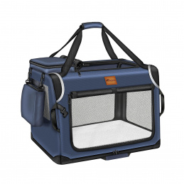 Tresko Kutyák és macskák szállítóboxa 102x69x69 cm Kék