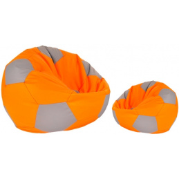 Aga Ülőtáska BALL XXXL szürke - narancssárga + lábtartó