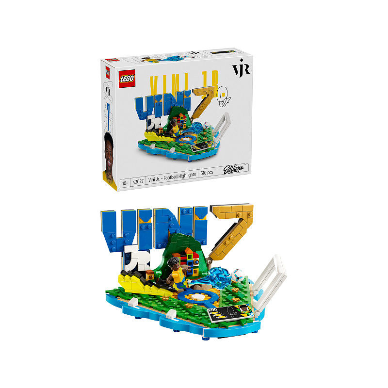 LEGO® Editions 43027 Vini Jr. – A futball legjobb pillanatai