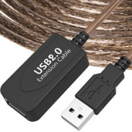 USB 2.0 aktív hosszabbító kábel - 5 m ISO