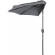 Aga félkör alakú napernyő CLASSIC 270 cm Sötétszürke