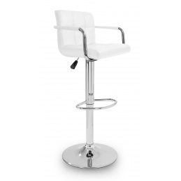 Aga bárszék karfával Fehér