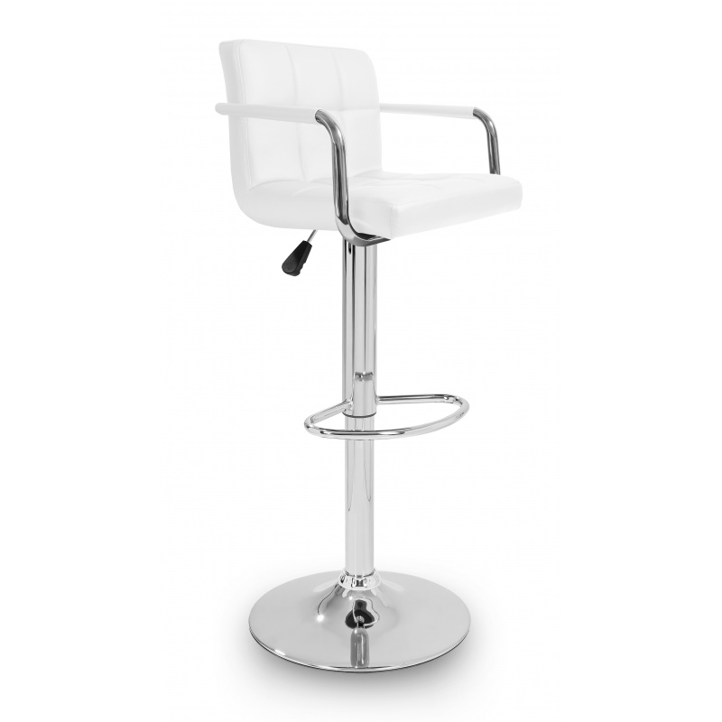 Aga bárszék karfával Fehér