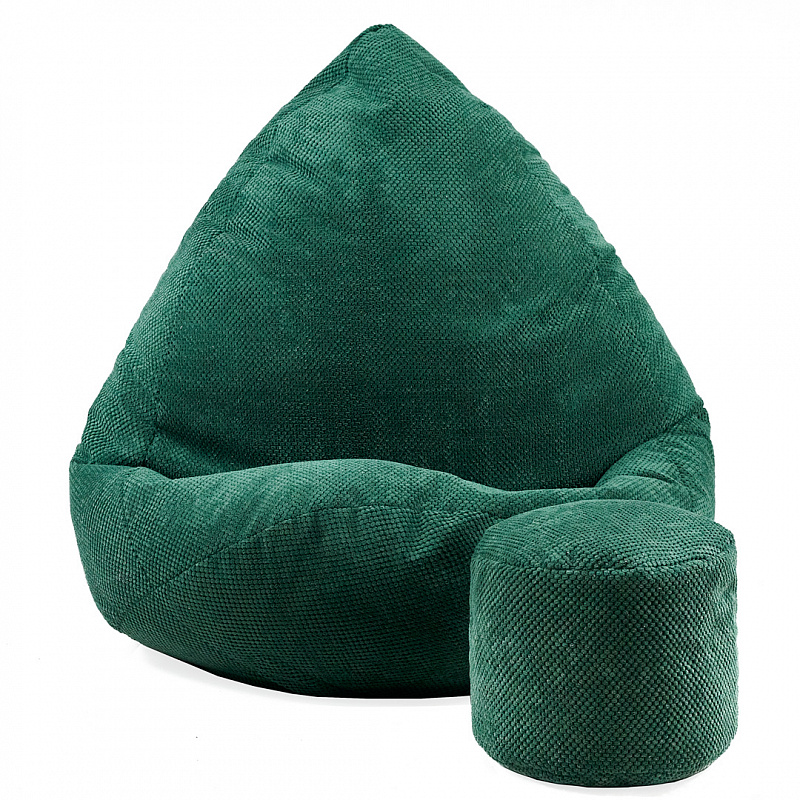 Aga Babzsák Dot XXXL + lábtartó Zöld