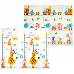 Aga4Kids Összecsukható habszivacs gyerek játszószőnyeg 200x180 cm MR133