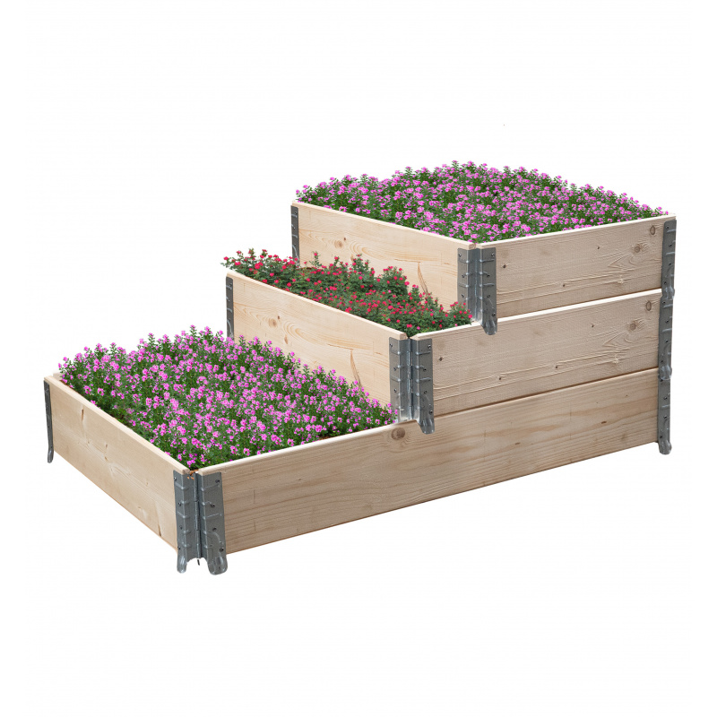 Aga Lépcsőzetes magaságyás 120x80x60 cm