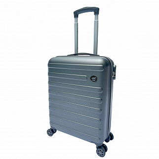 Linder Exclusiv Utazóbőrönd 40x20x55 cm Szürke