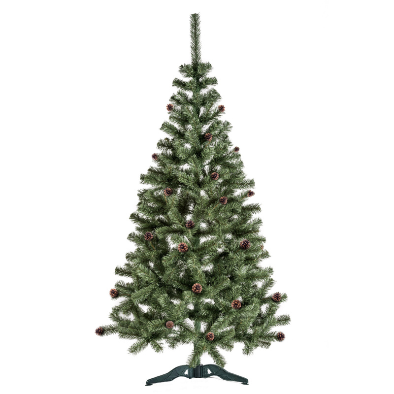 Aga Karácsonyfa Fenyő tobozokkal 220 cm
