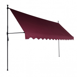 Aga teleszkópos napellenző 350x120 cm Bordó