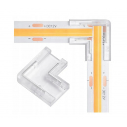 L-alakú csatlakozó 8mm LED szalagokhoz 2 PIN