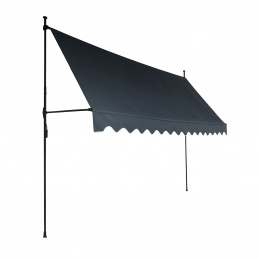 Aga Teleszkópos napellenző 300x120 cm Szürke