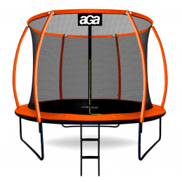 Aga SPORT EXCLUSIVE Trambulin 250 cm Narancssárga + védőháló + létra