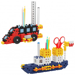 Marioinex MINI WAFFLE Asztali szervezők járművek 140 db