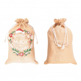 Aga Jutová ajándéktáska 56x38 cm Karácsonyi koszorú