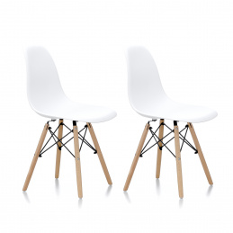 Aga 2x Étkezőszék Fehér