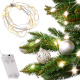 Aga LED Dekoratív Drót Csillagok 20 LED Meleg fehér