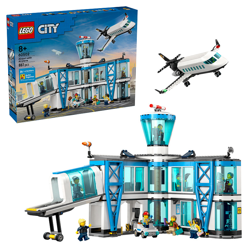 LEGO® City 60502 Repülőtér egy repülőgéppel
