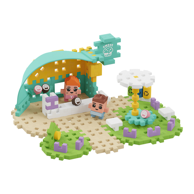 Marioinex MINI WAFFLE Kávézó 80 db