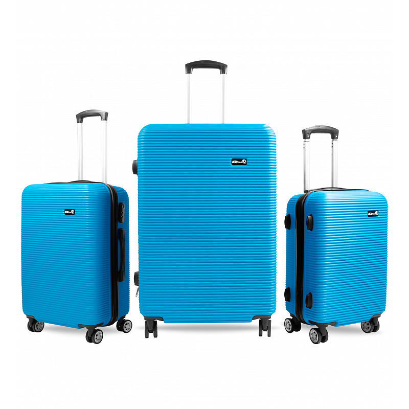 Aga Travel Bőröndkészlet MR4651 Világoskék