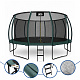 Aga SPORT EXCLUSIVE Trambulin 500 cm Sötétzöld + védőháló + létra