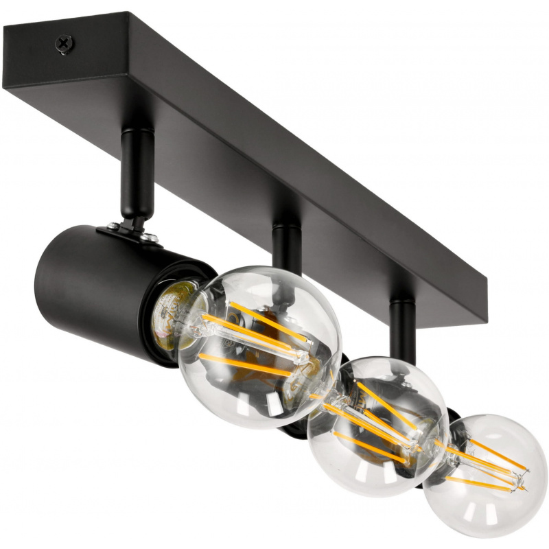 Mennyezeti lámpa VIKI 3x E27 fekete