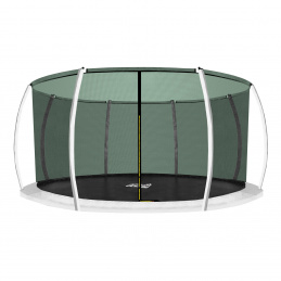 Aga Belső védőháló 366 cm 8 rúdhoz Sötétzöld (kör)