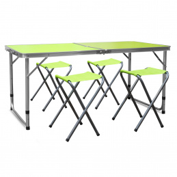 Aga Camping összecsukható készlet Zöld