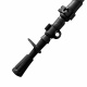 Aga Karbon túrabot 61–135 cm Fekete