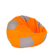 Aga Ülőtáska BALL XXXL szürke - narancssárga + lábtartó